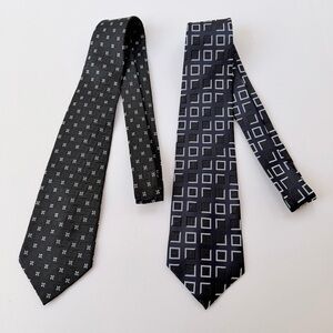 Set Of Two Mens Kailong Brand Silk Neckties​​​